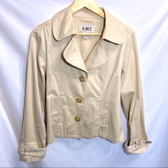 Ami Jackets & Blazers - Ami fitted tan/ beige Blazer Medium